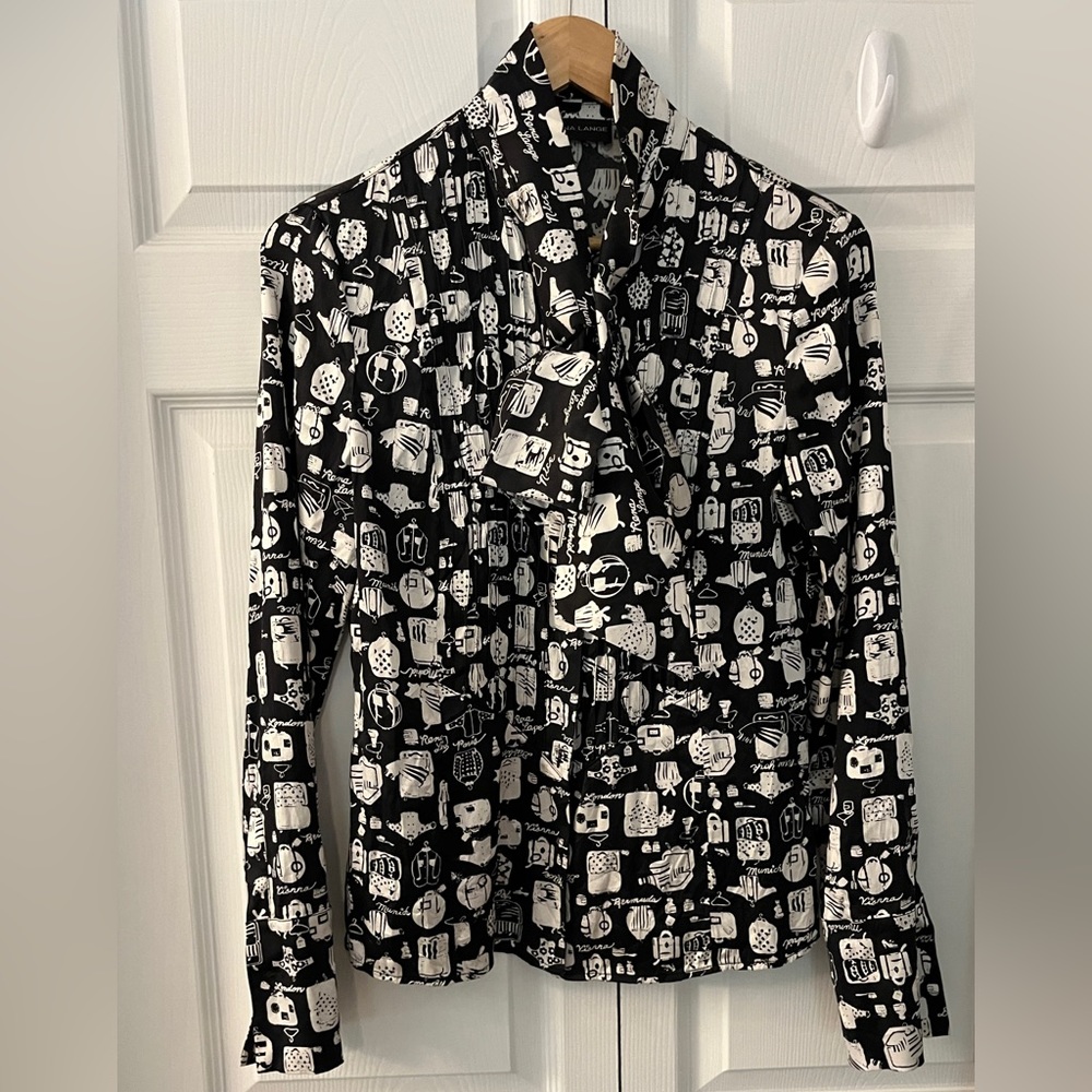 Rena Lange silk blouse